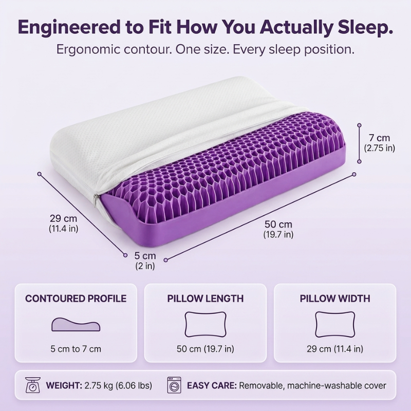 Nourra™ Night Shield Pillow