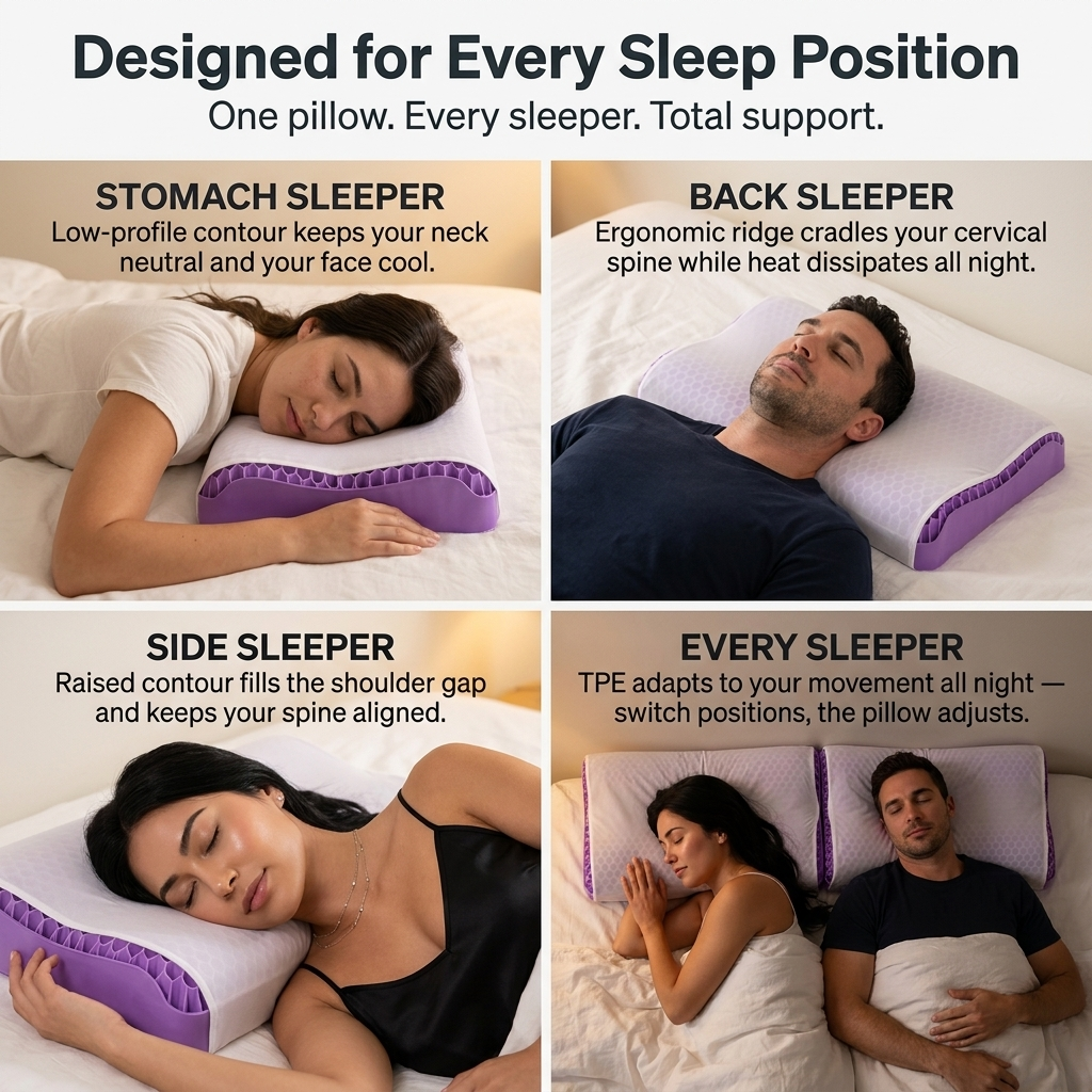 Nourra™ Night Shield Pillow